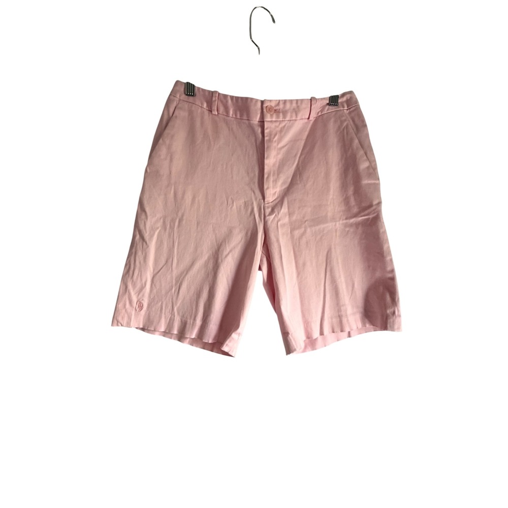 Ralph Lauren Sport Pink Chino Shorts Womens 8 Cotton Stretch Preppy Bermuda